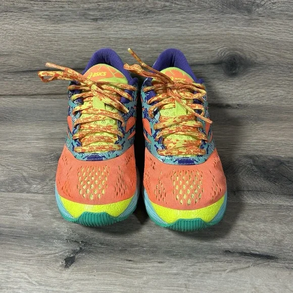 Asics  Gel Noosa Tri 10 Women Size 6 T580N Multicolor Running Shoes Sneakers - Picture 2 of 8
